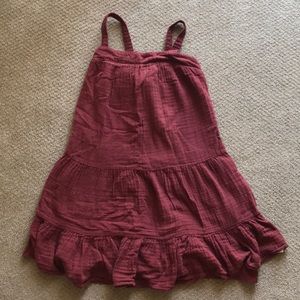 Rust Colored Maternity Dress